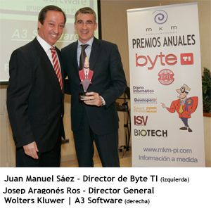 Juan Manuel Saez - director byte ti y Josep Aragones - Director Wolters Kluwer Tax & Accounting