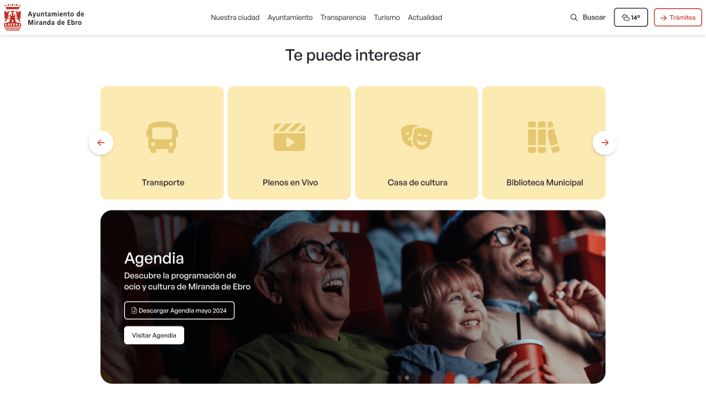 SDi impulsa la transformación digital en Miranda de Ebro con su nueva web municipal 2