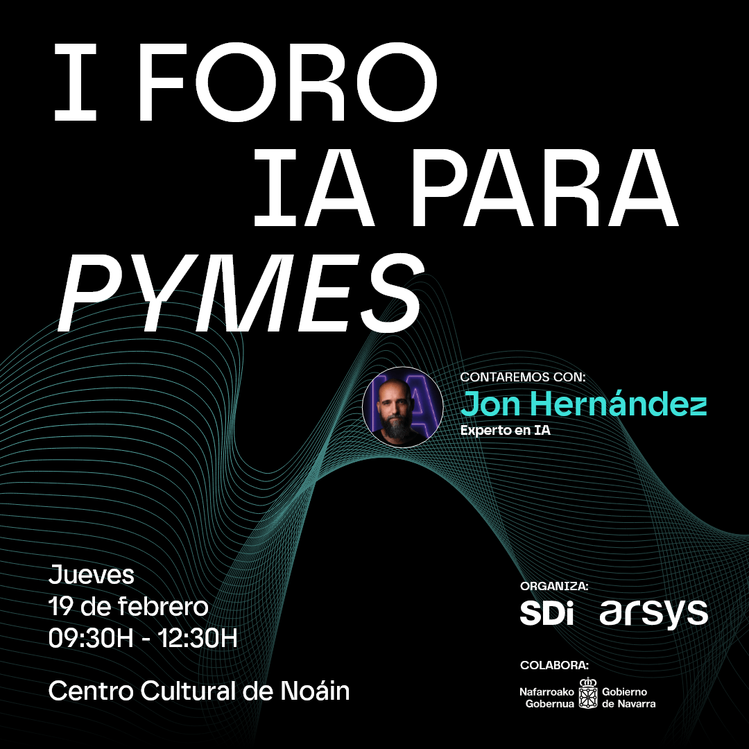 I FORO de IA para PYMES de Navarra.  Agentes IA al servicio de tu empresa