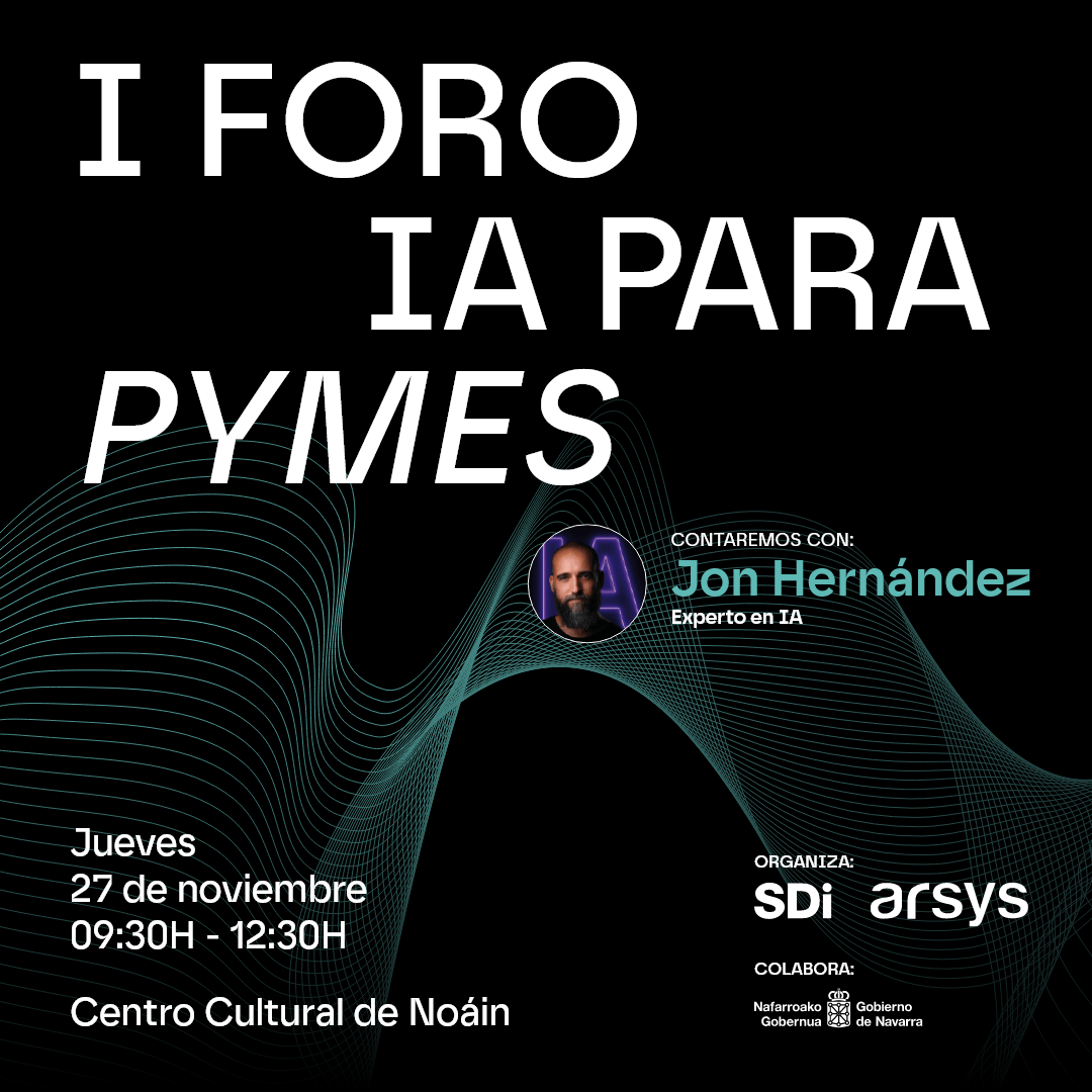 I FORO de IA para PYMES de Navarra.  Agentes IA al servicio de tu empresa