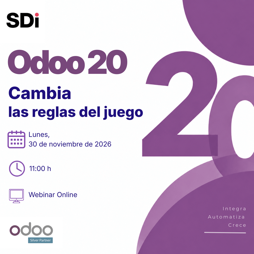 Odoo 20: Cambia las reglas del juego